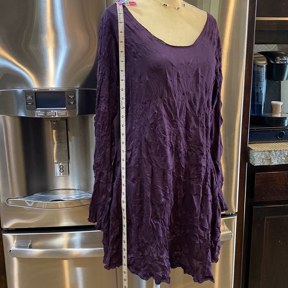 Stunning Vine Street Crinkle Dress & Matching Hooded Duster Size L​ - Picture 8 of 16
